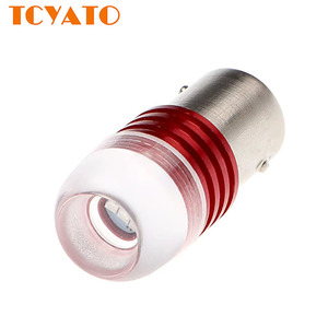 TCYATO Luces <span class=keywords><strong>LED</strong></span> de Aluminio <span class=keywords><strong>5W</strong></span> SMD para Señales de Giro 1156/1157, Luces <span class=keywords><strong>LED</strong></span> de Freno para Coche 12V, Bombillas <span class=keywords><strong>LED</strong></span> de Repuesto/Reparación para Accesorios de Coche - Product Image 1