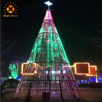 ANPU Handgefertigte LED-Baum-Motiv-Leuchte Rustikale Tischdekoration Nachtlicht Geschenkbox-Verpackung für Weihnachten Erntedankfest Heimgeschenk