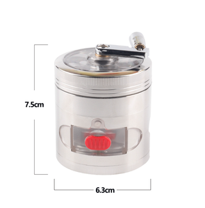 BEYOU חדש אבץ סגסוגת טבק מגרסה מטחנות Creative עישון אביזרי 4 שכבה ידני הרב מטחנות - Product Image 4