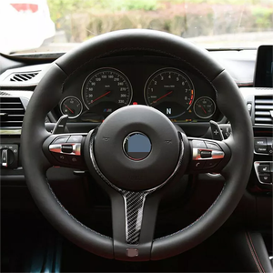 Con inserto in carbonio <span class=keywords><strong>M</strong></span> copertura volante per BMW F01 F07 F10 X5 F15 X6 F16 <span class=keywords><strong>F20</strong></span> F22 F30 F31 F32 F36 F80 M3 F82 M4 M2 F87 - Product Image 3