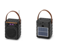 Portable solaire extérieur radio de bureau haut-parleur sans fil télécommande basse home cinéma woofer commande vocale haut-parleur
