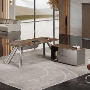 Mesa de oficina superventas, escritorio ejecutivo en forma de L para Ceo, muebles de oficina, escritorio de oficina, mesa de ordenador - Product Image 1