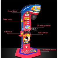 PlayFun Ltimate Big Punch 2 Street Amusement Park Marteau électronique Billets de boxe Prix Cadeau Machine de jeu