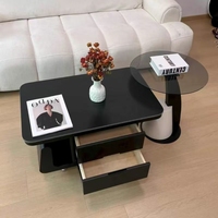 Table basse en marbre et fer, style moderne, durable, luxe léger, simple, pour salon, directement de l'usine