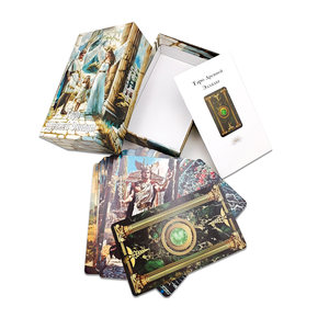 Cartes Oracle et Tarots personnalisées en gros, imprimées dans différents styles avec guide, fabriquées avec des bords dorés de haute qualité - Product Image 6