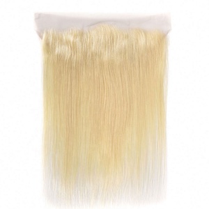 Cheveux humains brésiliens de haute qualité 613 lisses 13x4 pour extensions de cheveux, fermeture 4x4 HD 100% vierge Remy 150% de densité - Product Image 3