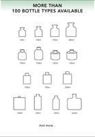 Bouteille en verre de diffuseur de bâton de rotin de fibre d'huile de parfum sans flamme de marque de distributeur personnalisée en gros avec diffuseur d'anche