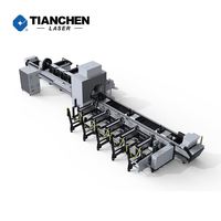 Machine de découpe laser à fibre 3 axes 360 mm 12 kW à chargement complet, refroidie par eau, pour tubes et acier inoxydable
