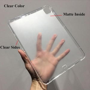 Coque en TPU souple transparente en caoutchouc pour tablette, antichoc, finition mate givrée, robuste en silicone pour <span class=keywords><strong>iPad</strong></span> <span class=keywords><strong>Pro</strong></span> 12.9 - Product Image 4