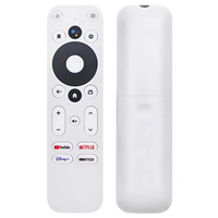 Télécommande vocale de remplacement avec code roulant et en plastique pour MECOOL KM2 PLUS ONN Android 4K UHD TV Box, portée 10-16M