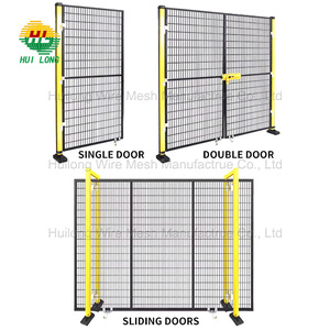 An toàn công nghiệp hàng rào thép máy bảo vệ bảng điều khiển robot trượt mở Phong Cách An ninh xây dựng cổng/Dây áp lực tự nhiên - Product Image 6