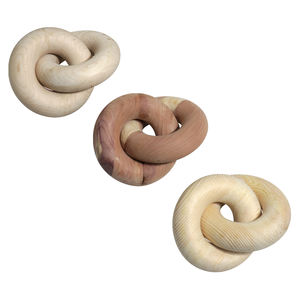 ไม้แกะสลักมือตกแต่งวัตถุตกแต่งโต๊ะกาแฟอุปกรณ์เสริมห่วงโซ่ไม้อะคาเซีย - Product Image 5