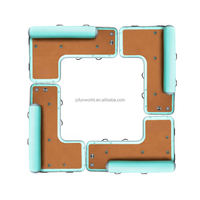 Plateforme flottante gonflable commerciale Drop Stitch pour salon aquatique, idéale pour les fêtes, OEM