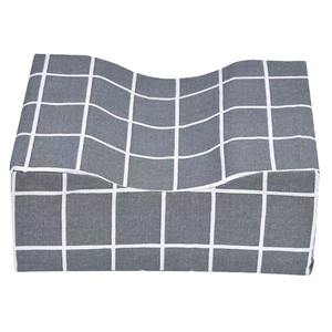 Coussin de cheville à carreaux gris, en éponge haute densité, pour soulager la pression, pour patients alités, soins de réadaptation pour personnes âgées - Product Image 1