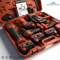Outils électriques sans fil combinés MKT de qualité certifiée M18 et avec la meilleure réduction, kit de 4 en 1, batterie 21V pour usage professionnel