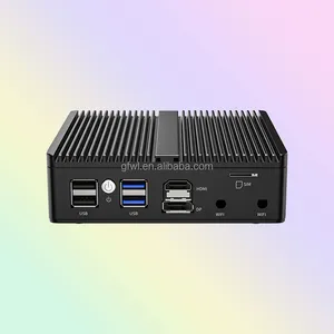 Guanfeng J5040 Barebone OEM ODM | Mini Routeur PC sans ventilateur NVME 4*2.5G NIC Lan Desktop ITX X86 Pfsense Ubuntu Linux Win10