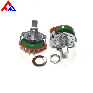 Interruptor Selector Rotatorio Mini Inteligente de 25mm y 500V CA, de 1/2 Polo y 2-12 Posiciones, con Eje de Plástico y Metal, para Equipos Eléctricos - Product Image 5