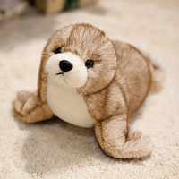 Livraison Rapide : Adorable Peluche de Phoque Douce, Jouet en Peluche pour Décoration de Crèche, Cadeaux d'Anniversaire et Collections Thème Océan