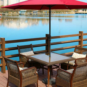 Guardar lugar de moda Silla de ratán mimbre silla de jardín juego de <span class=keywords><strong>muebles</strong></span> al aire libre - Product Image 1