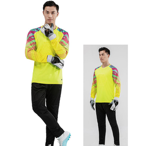 เสื้อฟุตบอลผู้รักษาประตูของผู้ชายแขนยาวระบายอากาศได้ดีเสื้อเจอร์ซีย์ผู้รักษาประตูสำหรับผู้ใหญ่ - Product Image 4