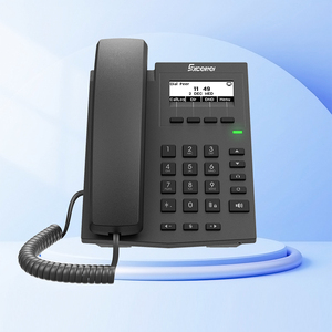 Téléphone IP filaire EXCELLTEL POE noir, niveau d'entrée, 2 lignes SIP, <span class=keywords><strong>VOIP</strong></span>, avec identification de l'appelant, pour usage professionnel, IPH601P - Product Image 4