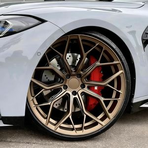 Rueda de Aleación Forjada Personalizada, Cóncava y Profunda, de <span class=keywords><strong>18</strong></span>, 19 y 20 Pulgadas, 5x120, 5X114.3, 5X120, Color Bronce, para <span class=keywords><strong>BMW</strong></span> E30, E36, <span class=keywords><strong>E46</strong></span>, E90, E91, E92, E93, F30 - Product Image 1