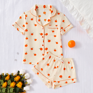 Conjunto de <span class=keywords><strong>Pijama</strong></span> Multicolor para Mujer, Estilo Corto y Lindo, Ideal para el Verano, Superventas - Product Image 2