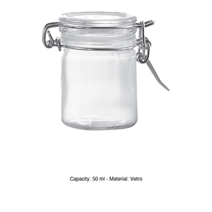 Mini Airtight Glass <b>Jar</b> 5 cl with Lid - Product Image 3