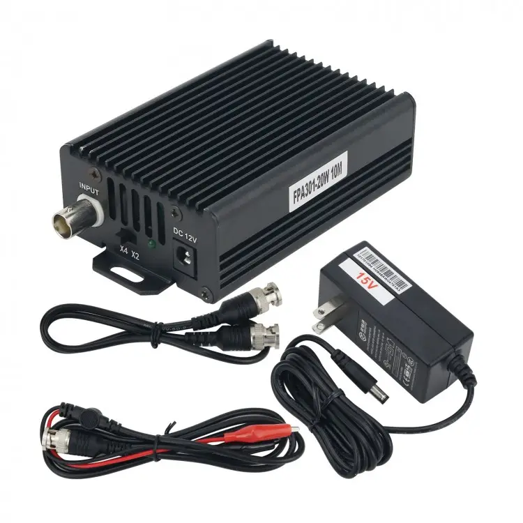 FPA301-20W 5/10MHz fonksiyon jeneratörü amplifikatör keyfi dalga sinyal güç amplifikatörü