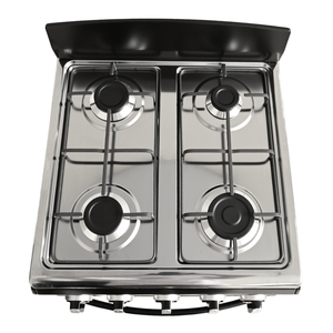 Fornello a <span class=keywords><strong>Gas</strong></span> Multifunzione in Acciaio Inox e Forno Elettrico con Capacità di 68L per Cottura a Vapore, Cottura e Grigliatura, Ideale per Camper e Uso Esterno - Product Image 6