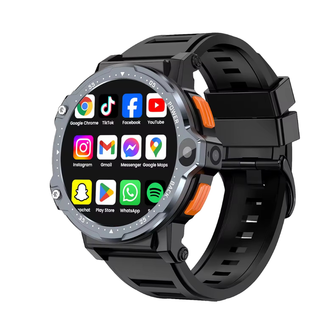 2024 Fashion Waterproof 4G Wifi Dual Camera Android Health Monitor Sport Smart Watch Smartwatch for Men Women