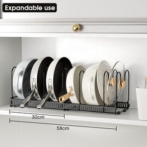 <span class=keywords><strong>Accesorios</strong></span> de Cocina, Soporte Ajustable <span class=keywords><strong>para</strong></span> Tapas de <span class=keywords><strong>Ollas</strong></span> y Sartenes, Organizador Expandible <span class=keywords><strong>para</strong></span> Utensilios de Cocina - Product Image 2