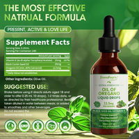 Huile d'origan liquide à usage oral, gouttes d'huile de nigelle, vitamine E - Améliore la digestion, renforce le système immunitaire, santé intestinale, 12,5 mg par