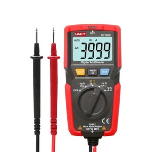 UT125C เครื่องวัดความจุไฟฟ้าอัตโนมัติสูง มัลติมิเตอร์แบบดิจิตอลขนาดเล็กป้องกันการไหม้ - Product Image 1