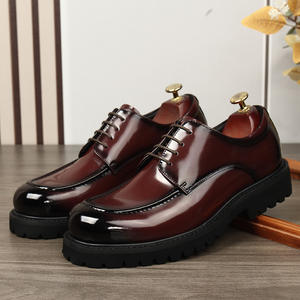 Chaussures Oxford imperméables de luxe haut de gamme pour homme, style britannique, bout ouvert, décontractées et habillées, collection automne, best-seller - Product Image 4