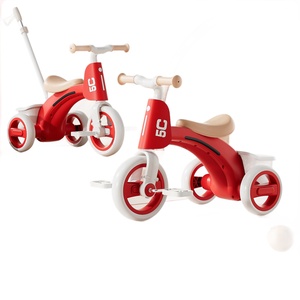 Triciclo de Plástico para Niños de <span class=keywords><strong>1</strong></span> a 6 Años; Bicicleta de Equilibrio con Música y Luces; Carrito para Niños Pequeños con Diseño Antivuelco - Product Image 5