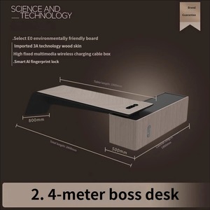 Sedia da Ufficio Direzionale Moderna e Lussuosa, Combinazione Elegante in Legno/MDF con Regolazione Automatica dell'Altezza - Product Image 3