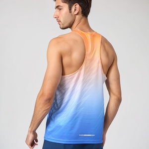 Débardeur de sport décontracté pour homme de qualité supérieure, à manches courtes, pour les séances d'entraînement à la salle de sport, séchage rapide, respirant, écologique - Product Image 5