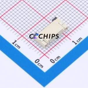 XW0520012-130R-001 FFC/<b>FPC</b> Connector SMD,P=0.5mm,Horizontal Mount Connector Flip Cover Type Bottom Contact 13P 0.5mm - Product Image 2