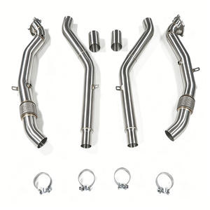 Tuyau d'échappement haute performance en acier inoxydable pour <span class=keywords><strong>Audi</strong></span> C7 4G <span class=keywords><strong>S6</strong></span> S7 RS6 RS7 4.0 TFSI 2012-17 <span class=keywords><strong>420</strong></span>/450/560PS - Product Image 3