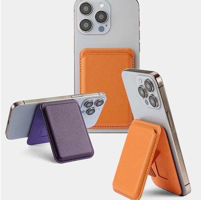 Ultra Thin Light Magnetic Phone Card Holder Wallet Multi Color Shockproof Pocket for iPhone 17 18 16 15 Pro Max