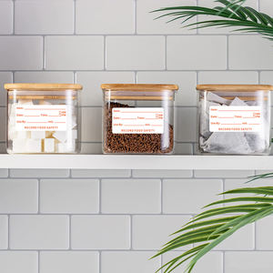 耐久性のある防水耐油性耐引裂性食品安全日付ラベルロール信頼性の高い冷凍庫冷蔵庫追跡のための光沢仕上げ - Product Image 2