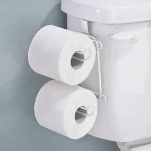 <span class=keywords><strong>Prix</strong></span> de gros Salle de douche Réservoir d'eau Porte-rouleau de papier hygiénique Porte-rouleau de papier hygiénique Support <span class=keywords><strong>suspendu</strong></span> pour porte arrière Porte-serviettes sans poinçon - Product Image 2