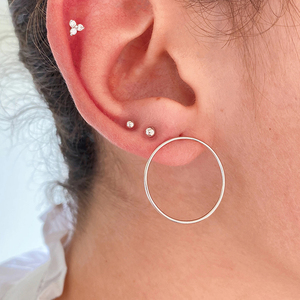 ROXI 2021, Pendientes de Plata de Ley S925 con Diseño Triangular y Diamantes, Estilo Coreano para Mujer - Product Image 4