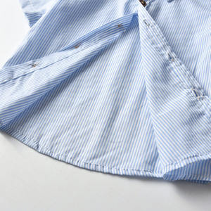 Ropa Formal para Niños, Trajes de Bebé, Conjuntos de Pantalones con Tirantes y Camisa a Rayas Hechos en China - Product Image 5