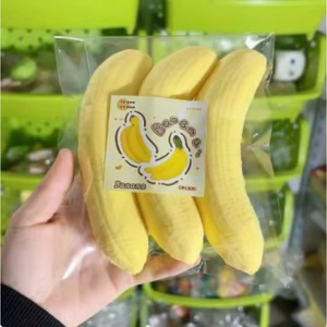Soft Cute Banana Squeeze Toy Funny Realistic Banana Squishy Slow-<b>rebound</b> Stress Relief Toy Squishy Toy Promotional Toys - Product Image 2