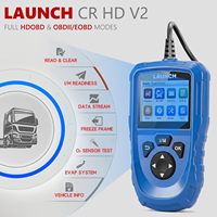 Nuevo Escáner de Diagnóstico para Camiones de Trabajo Pesado LAUNCH Creader HD V2 2 en 1, Lector de Códigos HDOBD OBD-II EOBD