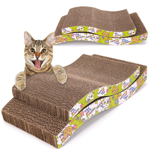 Grattoir pour <span class=keywords><strong>chat</strong></span> Jouet portable Grattoir pour <span class=keywords><strong>chat</strong></span> Grattoir en carton pour chats Chaton Planche à gratter Grattoir à griffes Produits pour animaux de compagnie - Product Image 1