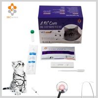 Prueba de Alta Sensibilidad y Especificidad para Leucemia Felina FeLV, FIV, FPV, FCOV, FHV, FCV, FIP, TOXO, Giardia, Kits de Prueba Rápida para Enfermedades de Mascotas