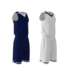 Custom Mannen Omkeerbare Basketbal Uniform Sets Custom Praktijk Jerseys Basketbal Korte